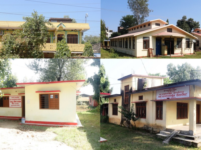 मालपोत सहित बेलौरीका चार ओटा सरकारी कार्यालयमा छड्के : आधा कर्मचारी गयल